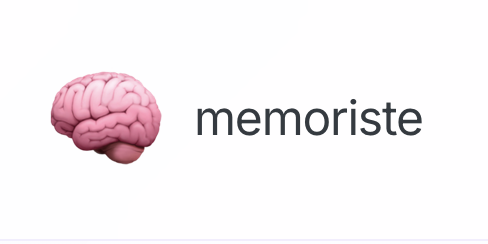 Memoriste - Application de mémorisation