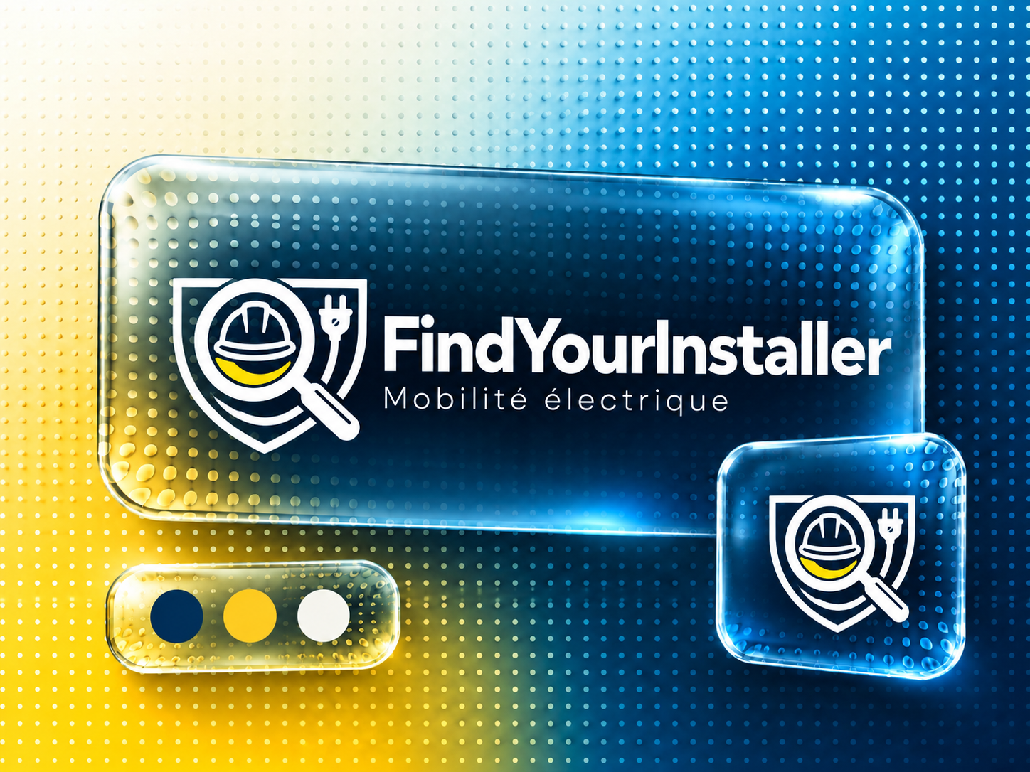 Univers visuel de FindYourInstaller